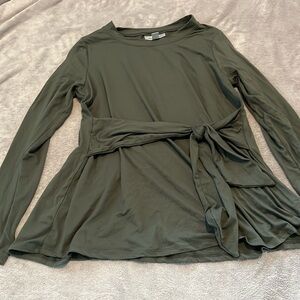 Olive Maternity Shirt